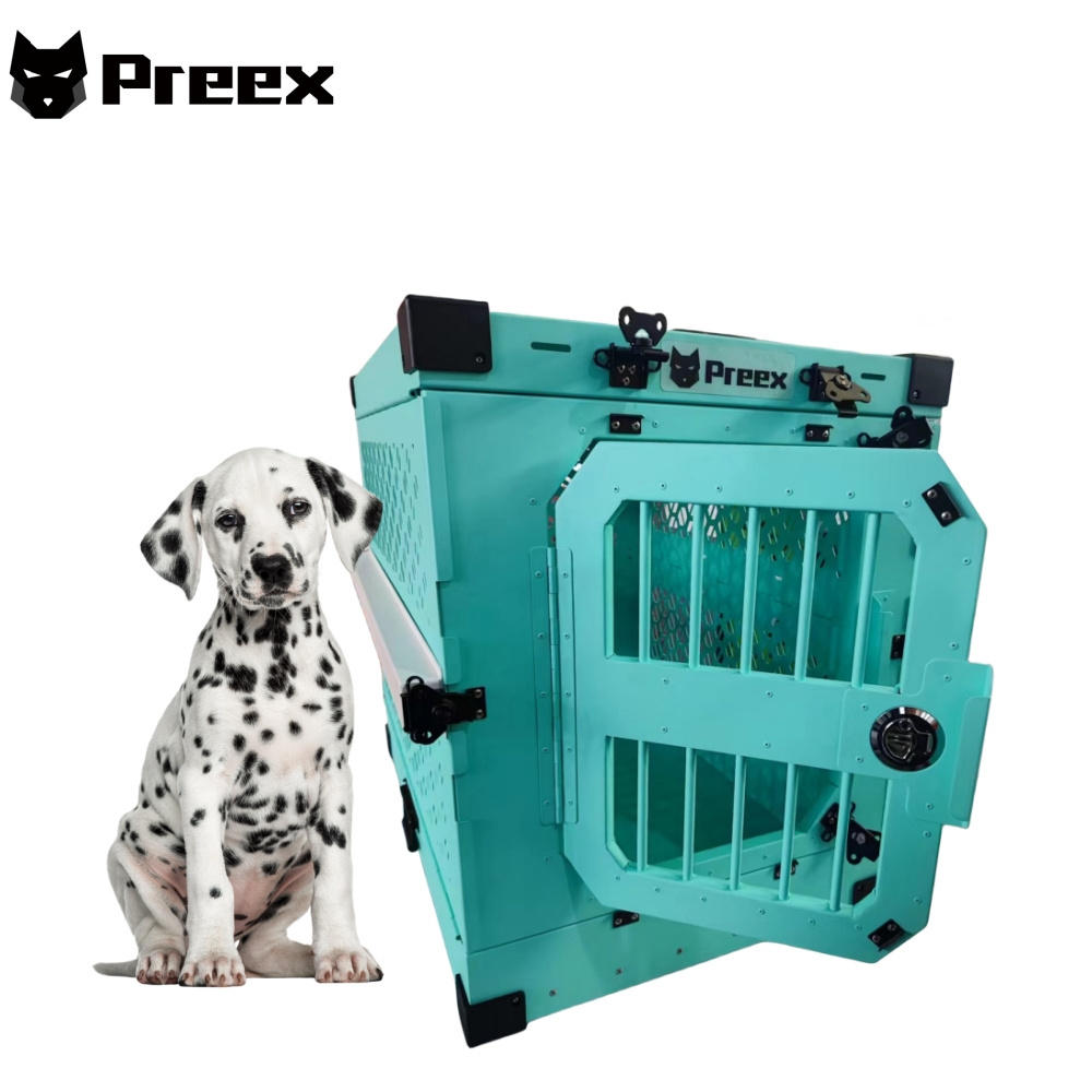 Convenient Lock Design Safe and Comfortable Metal Dog Kennel Collapsible Dog Crate