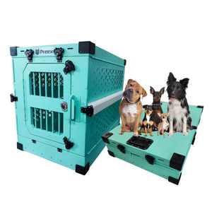 Preex Heavy Duty Impact XL Dog Kennel Aluminum Lightweight Collapsible Dog Crate