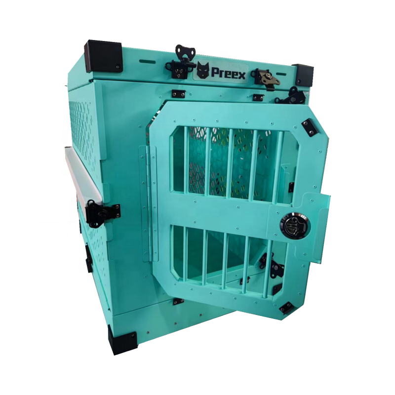 Wholesale Modular Stackable Commercial Dog Cages Aluminum Collapsible Dog Kennel