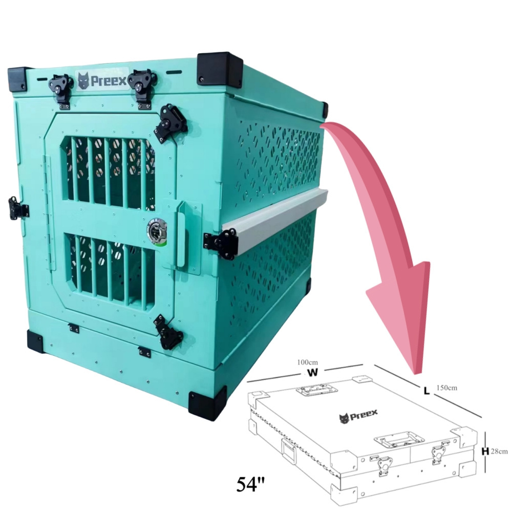 Quality Assurance Comfortable Travel Dog Crates Outdoor Collapsable Impact Dog Kennel