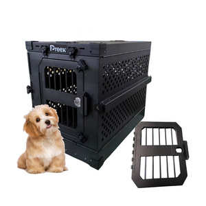 Preex K9 German Shepherd XL Dog Travel Crate Extra Large Folding Animal Cage Collapsible Dog Crate