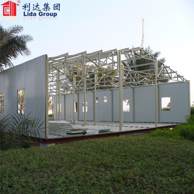 Fireproof Steel Church Structure Prefabricated Building Metal Warehouse/Workshop