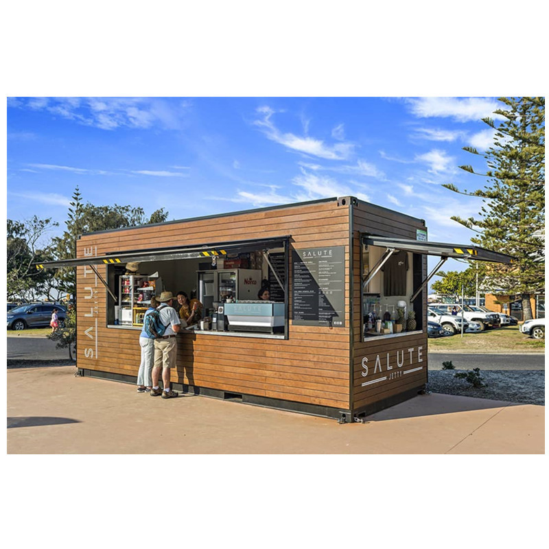 china 20ft container bar restaurant sandwich panel flat pack apartments casas prefabricadas container kit  movable house