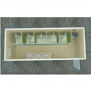 Prefabricated Kit set portable showers and portable toilets container house bathroom