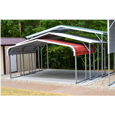 20x20 parking  removable prefab metal cheap steel portable folding car garage shelter carport canopy outdoor