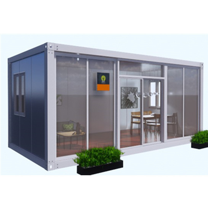 mobile portable folding steel structure prefab premade tiny house home office casa 10x20 shipping storage container car garage