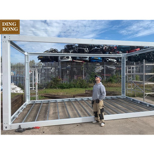 lowes metal structure knockdown prefab steel frame house casa container for sale thailand