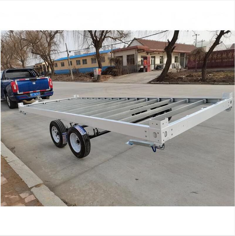 Kit Foldable steel frame Mobile Ready made 40ft panelized homes georgia mini trailer house prefabricated