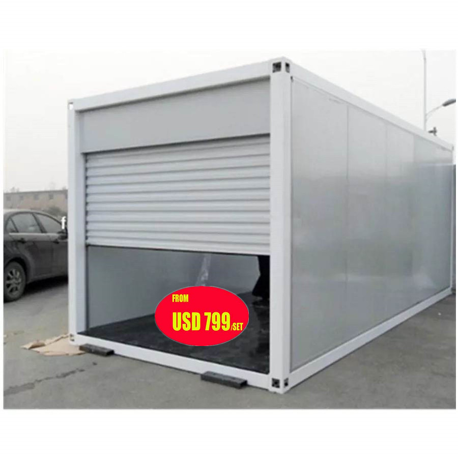 steel buildings flat pack shipping prefabricated sandwich panel pre fab container folding portable garage