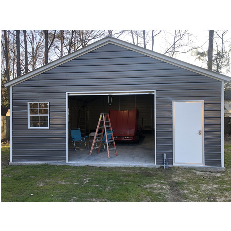 wholesale cheap metal frame outdoor parking shed kit shelter prefab portable folding car garage 20 x 12