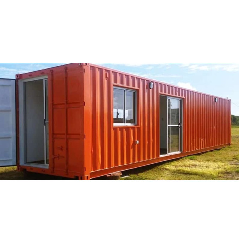 Tiny pool container prefab house 40ft restaurant modern pod