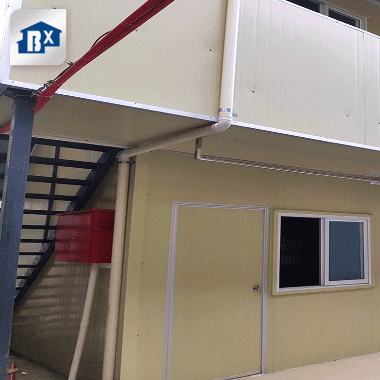 Pre engineering  custom two-storey prefab steel structural modular house building with steel truss