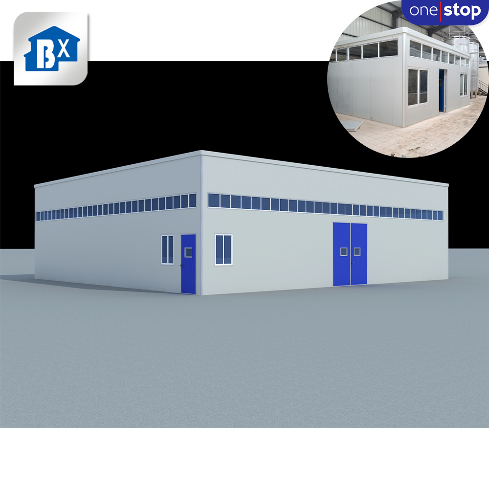 Prefabricated Industrial Workshop Light Steel Structure Metal Building Detachable Steel Structure Workshop