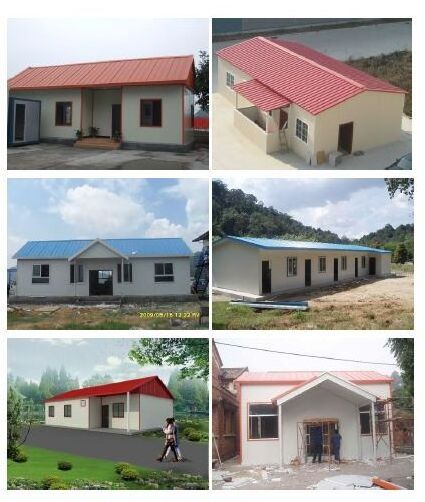 Hotel Use Sandwich Panel Material Prefab House Building China Steel Prefabricated Houses Homes Structural Residential Steel