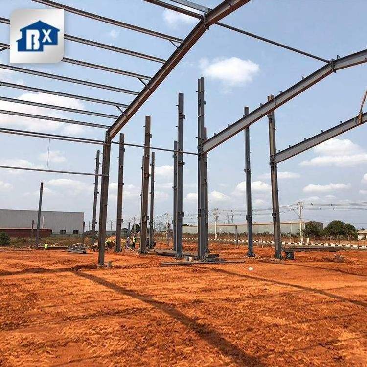 Steel structure building materials prices prefabricated pre engineered fabricated steel shed buildings