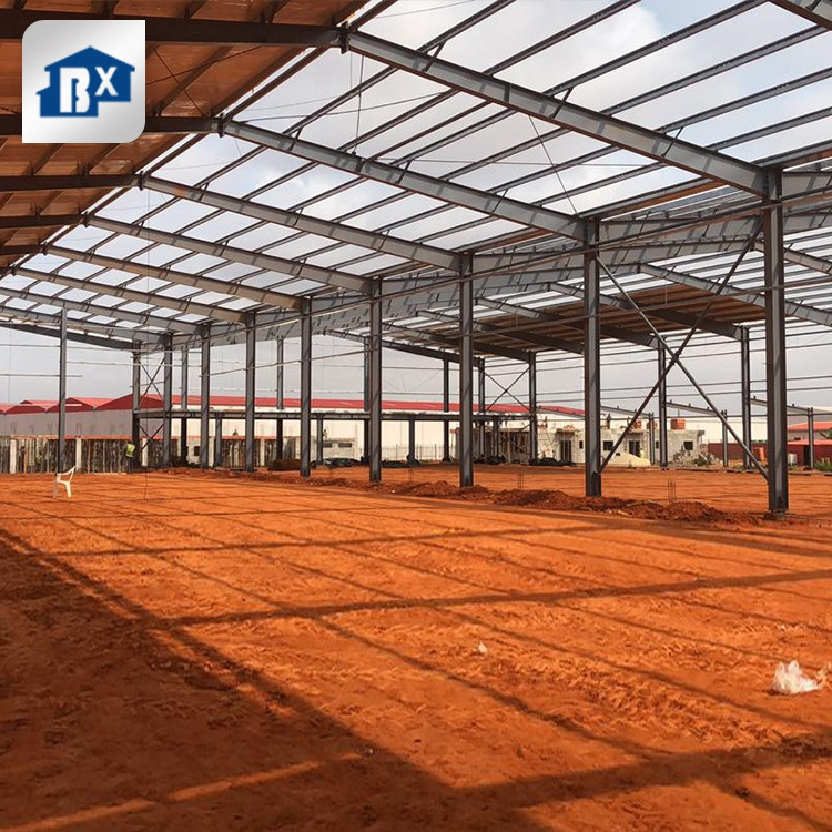 Steel structure building materials prices prefabricated pre engineered fabricated steel shed buildings