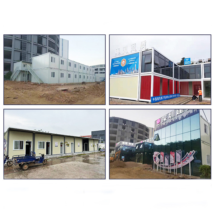 Steel Buildings Flat Pack Shipping Prefabricated Sandwich Panel Prefab Container Portable Garage