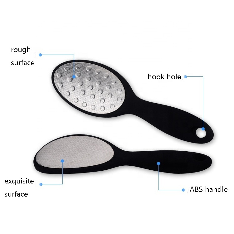 Stainless Steel Foot Rasp Foot File and Callus Remover Foot Care Pedicure Metal Surface Tool to Remove Hard Skin