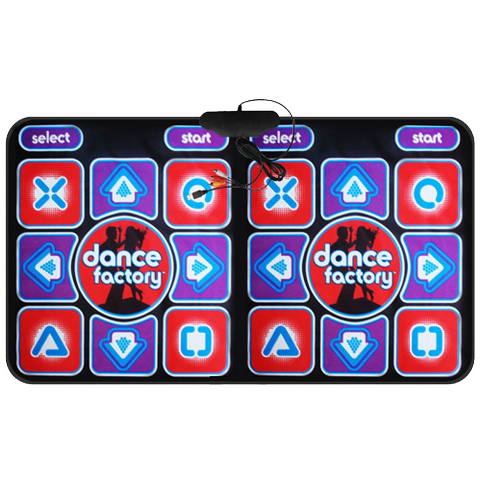 Hot Sale 2 Persons Electronic Dance Mat Game Adults Kids Exercise Wireless Double Dance Floor Mat for Home