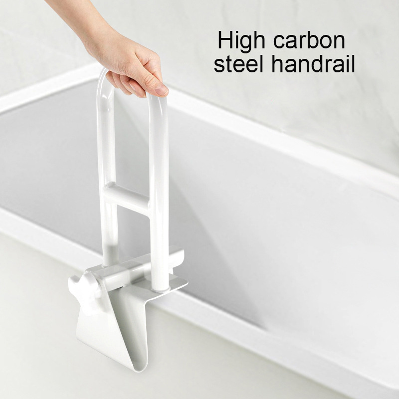 Adjustable Steel Bathtub Hand Rail Portable Shower Rail Grip Clamp Railing Support Handle Assist Grab Bar for Elderly