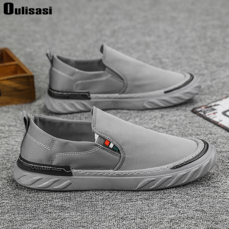 Diamond Sport Factory Supply Canvas Shoes Wholesale Plimsolls Women Ladies OEM Leisure Lazy Casual Loafers Slip On Men Shoes