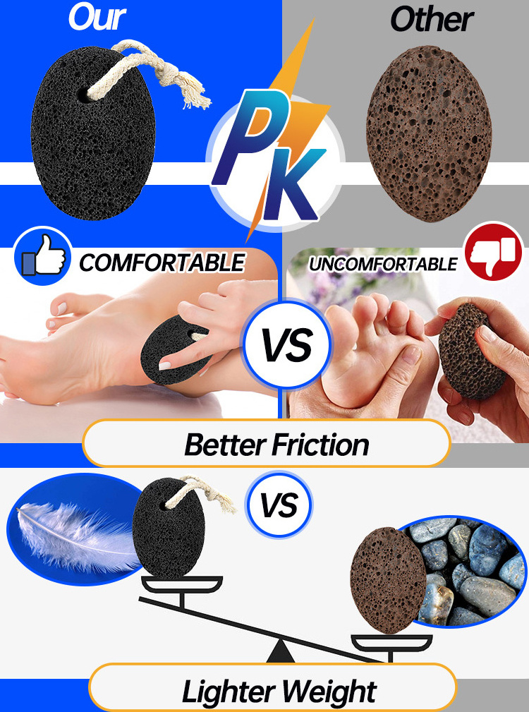 High Quality Easy To Callus Remove Dead Skin Lava Pumice Stone For Feet