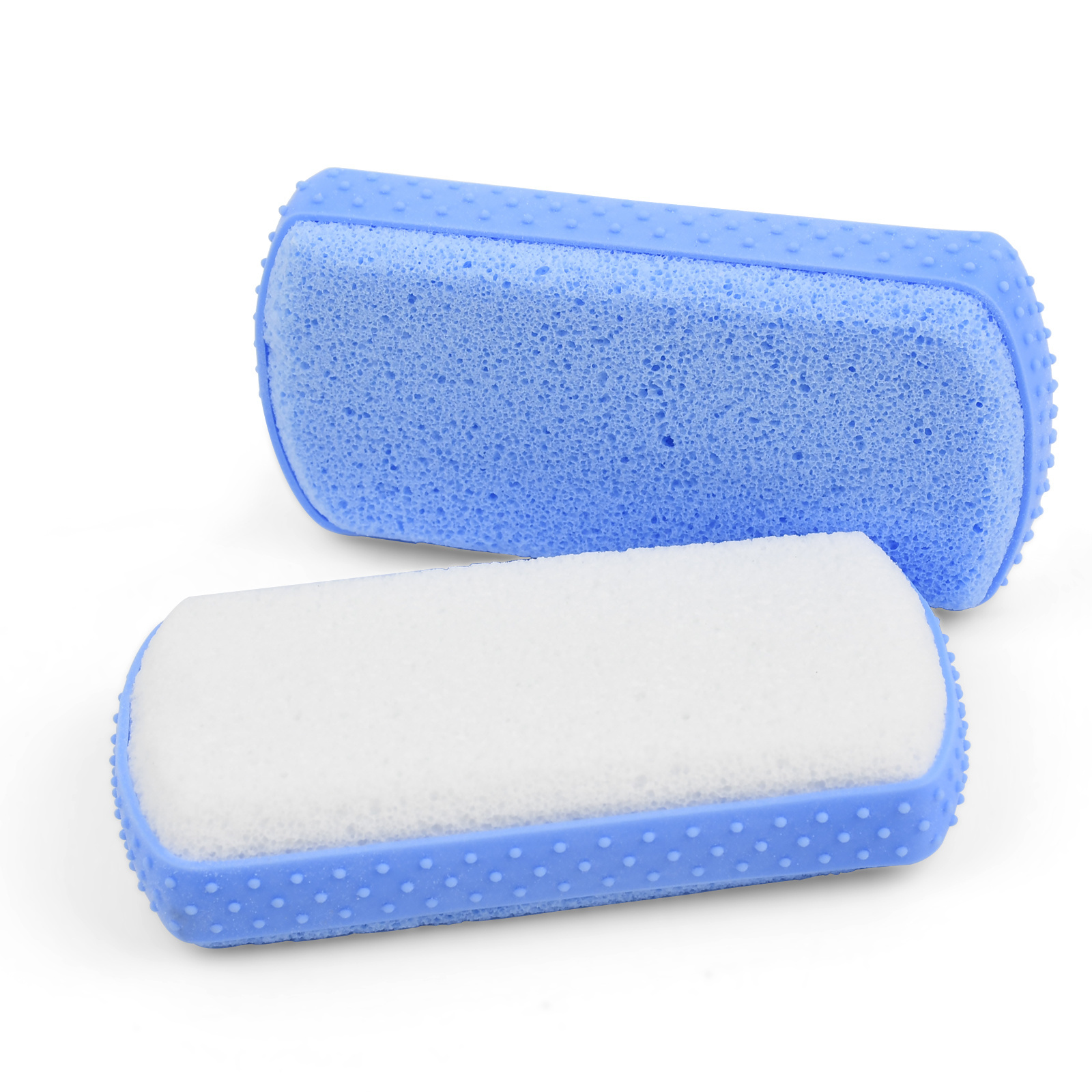 Wholesale foot scrubber double-sided foam glass pumice stone for exfoliation