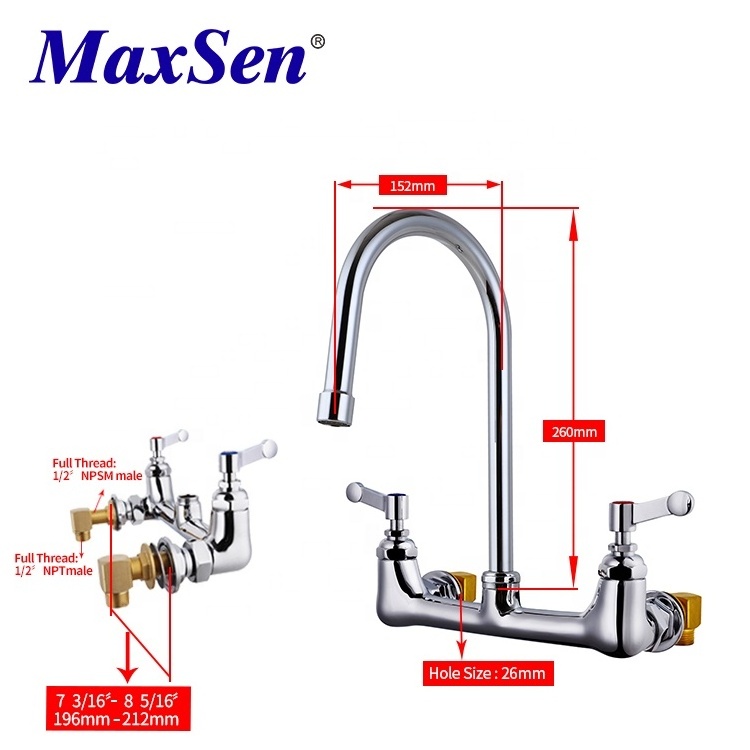 Mixer Stainless Steel Bathroom Basin Faucets Cheap Classic Wash Face Double Handle Water Tap Faucet Mixer Basin Faucet