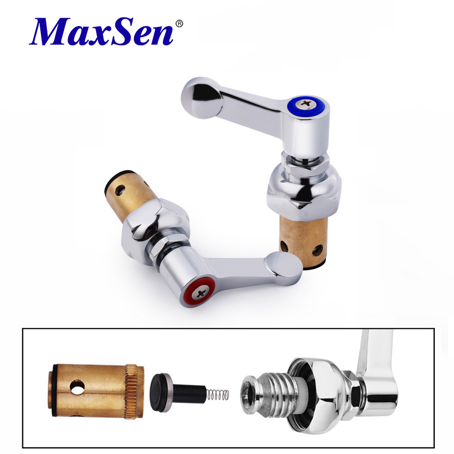 Brass Compression Cartridge Spring Check Valve Brass Faucet Cartridge Valve Cartridge Core Faucet Handle Parts Accessories