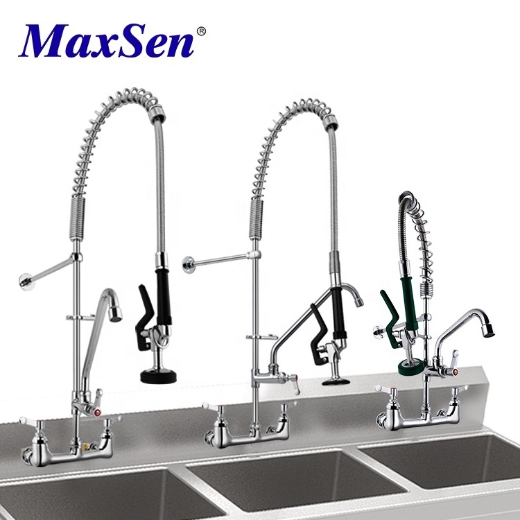 Commercial Wall Mount Pre rinse Faucet Factory Hot and Cold Pre rinse Faucet Dishwasher Pre rinse Faucet