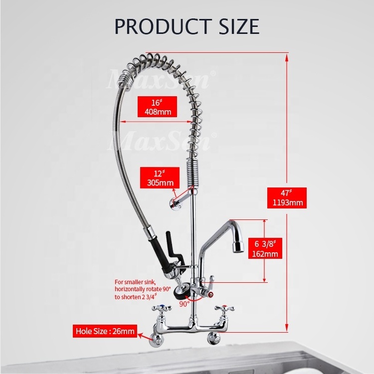 Pull Down Pre-rinse Sprayer Kitchen Faucet Pre-rinse Shower Head Pre-rinse Kitchen Tap Pre rinse Sink Faucet