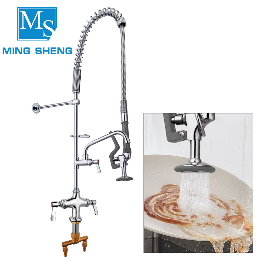 Deck Mount Hotel Commercial Dishwasher Kitchen Sink Mixer Tap Faucet Accessories High End Faucet Tap