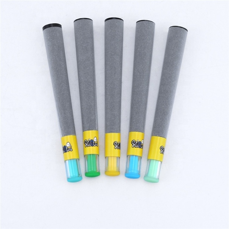 High Quality Tobacco Smoke King Size Glass Tip Pre Rolled Cones Custom Rolling Paper Cones For Smoking