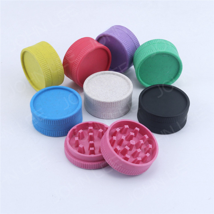 Pre Rolling Smoking Accessories 2-Layers 54MM Degradable Tobacco Grinder Custom Herb Grinder