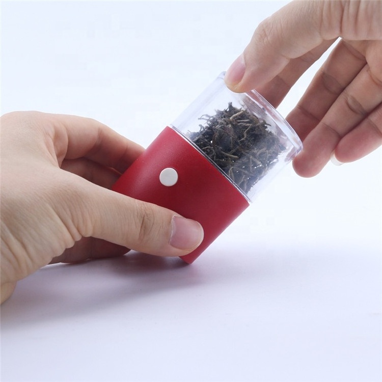 Multi color Portable USB Charging Automatic Herbal Dry Flowers Tea Crusher Electric Herb Grinder