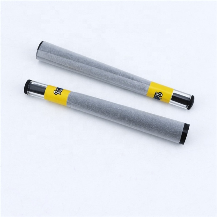 Kingsize Plastic Storage Tube Cigarette Cones Lighters & Smoking Accessories Rolling Paper Tobacco Holder with Glass Filter Tip