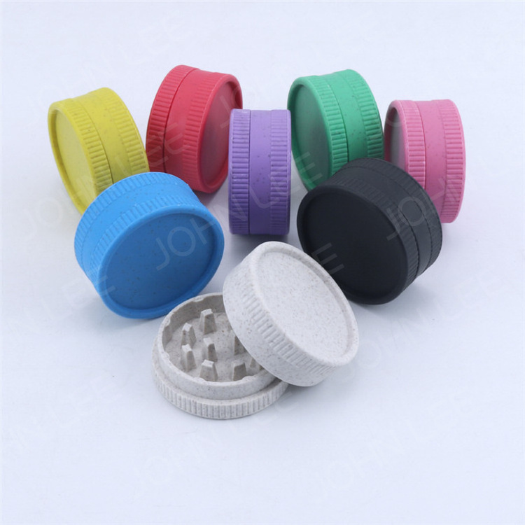 Pre Rolling Smoking Accessories 2-Layers 54MM Degradable Tobacco Grinder Custom Herb Grinder