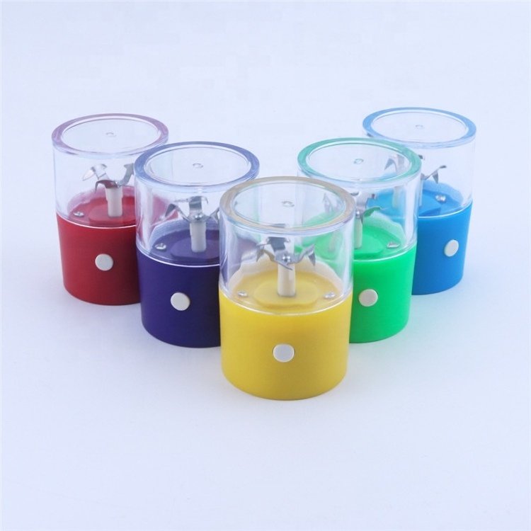 Multi color Portable USB Charging Automatic Herbal Dry Flowers Tea Crusher Electric Herb Grinder