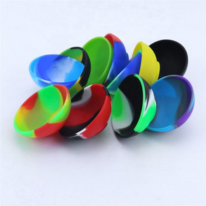 Custom Graphic Designs Non Stick Soft Silicone Storage Bowl Rolling Paper Smoking Accessories Flexible Silicone Mixing Bowls