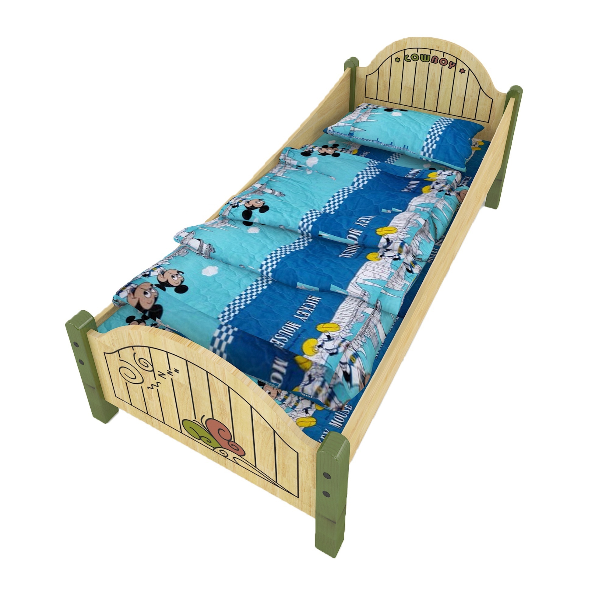 Kindergarten Wooden Bed Kids Bedroom Furniture Sets preschool furniture bed