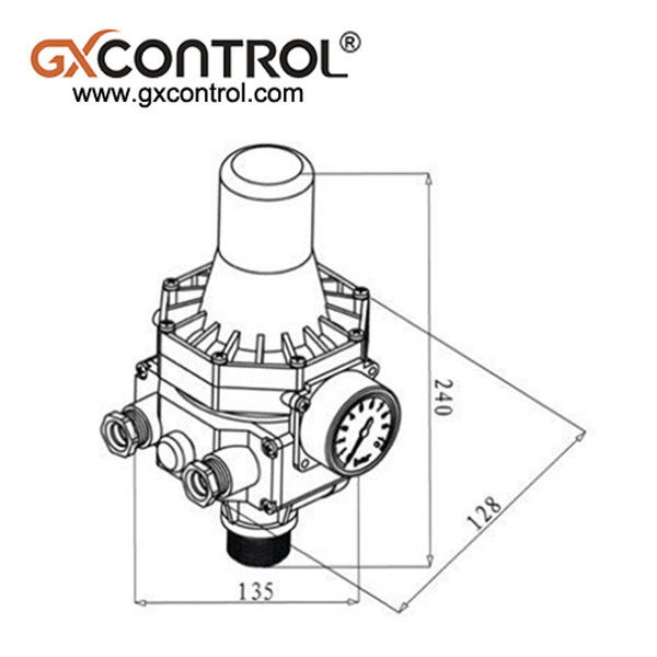 electronic pressure switch Automatic pressure control switch for water pump DPS-2