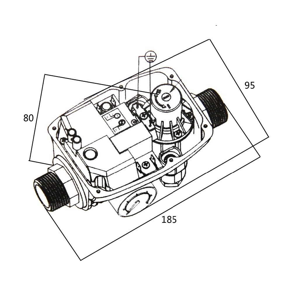 Electric DPS-5 pump controller pressure switch for water pump pressure control automatic pump control
