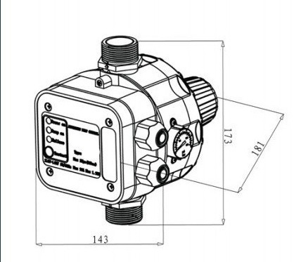 yellow black good price high quality water pump pressure switch for water pump  pressure control automatic pump control