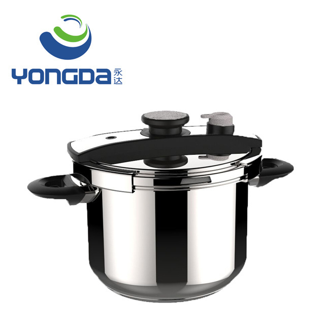 Wholesale Spring Valve Double Clamp Stainless Steel Induction Pressure Cooker