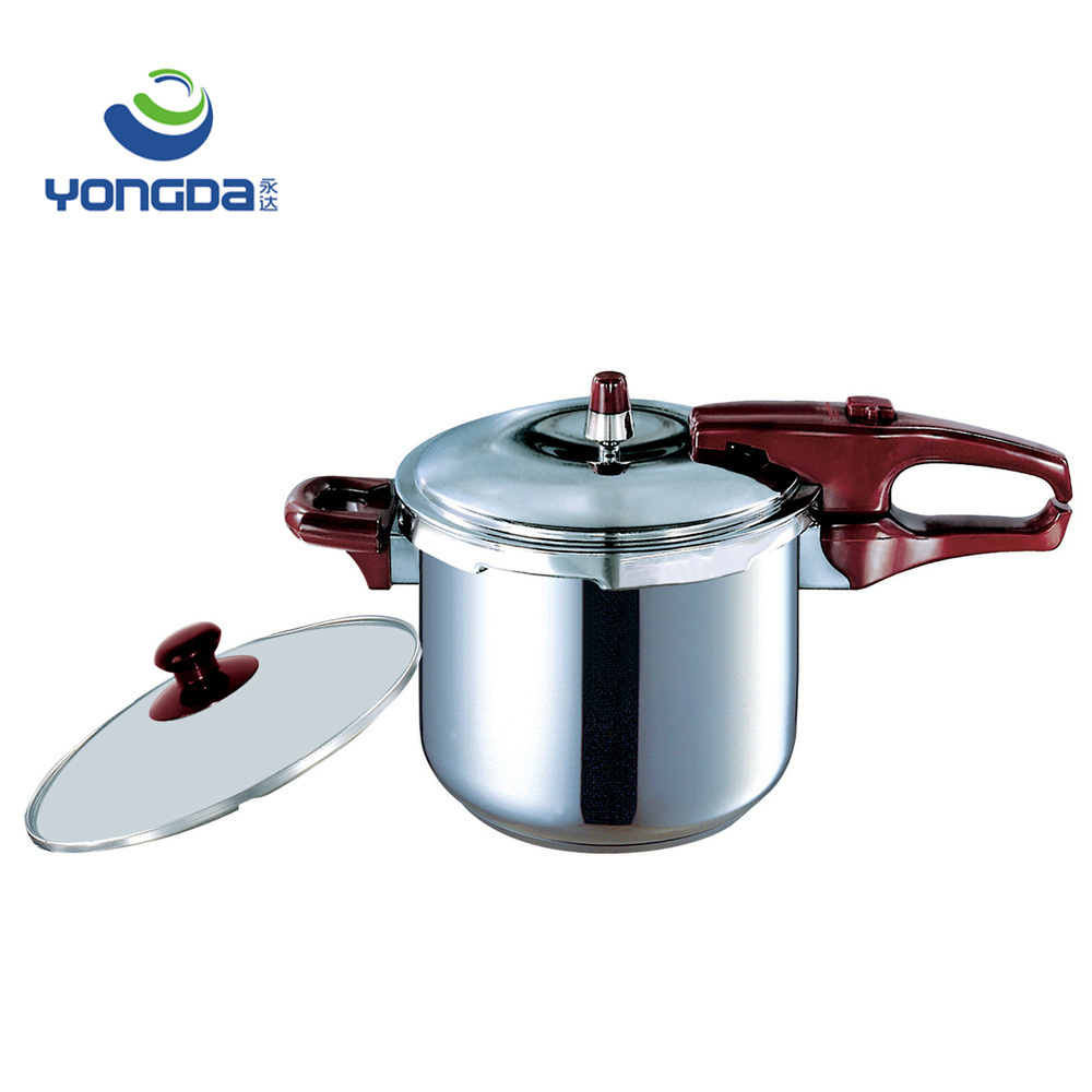 Top Sale Food Grade Stainless Steel 10 Litre Industrial Pressure Cooker With Pressure 80 kpa