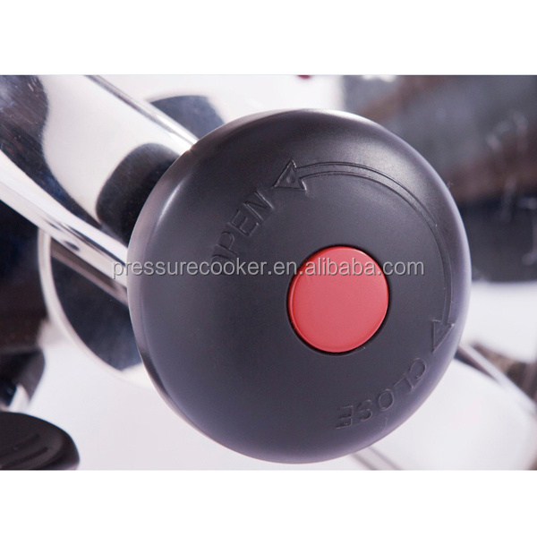 Explosive-proof Stainless Steel Pressure Cooker with SUS304 Material for Kitchen Appliance