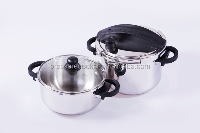 YONGDA Easy Operate One Touch Button Commercial Pressure Cooker with Double Handle