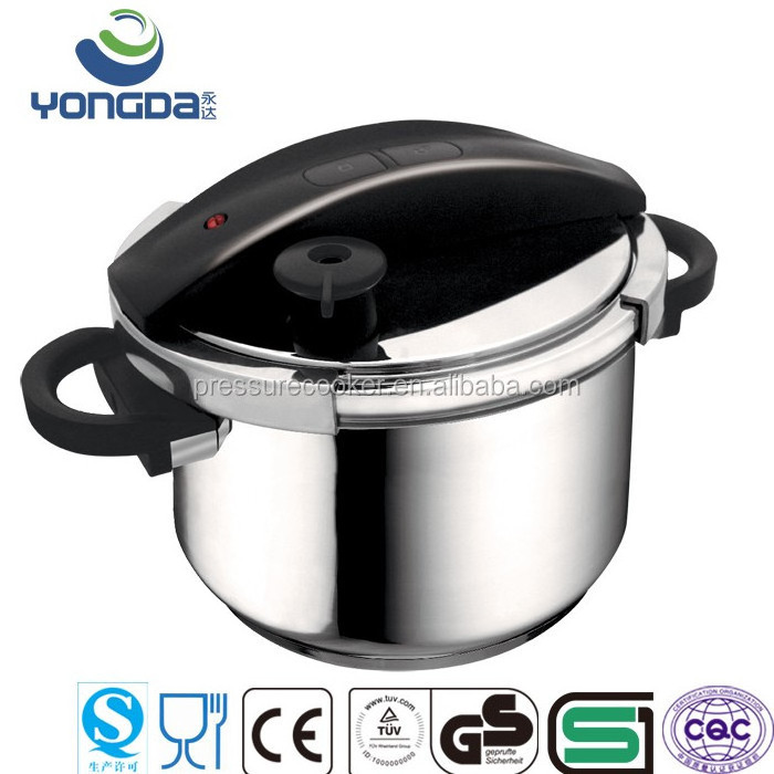 YONGDA Easy Operate One Touch Button Commercial Pressure Cooker with Double Handle