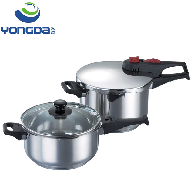 Top Sale Yongda 304 Stainless Steel Customized Spare Parts Colors Pressure Cookers