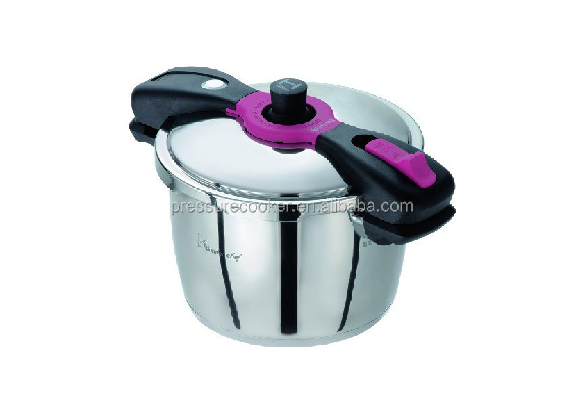 2021 Japanese Hot Sale SG Certificate Stainless Steel Pressure Cooker with Triple Layered Bottom